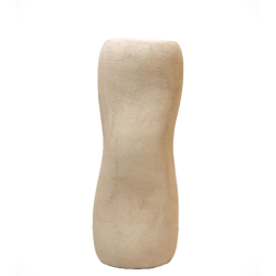Wazon ceramiczny terakota Wysoki wąski Kremowy 40cm